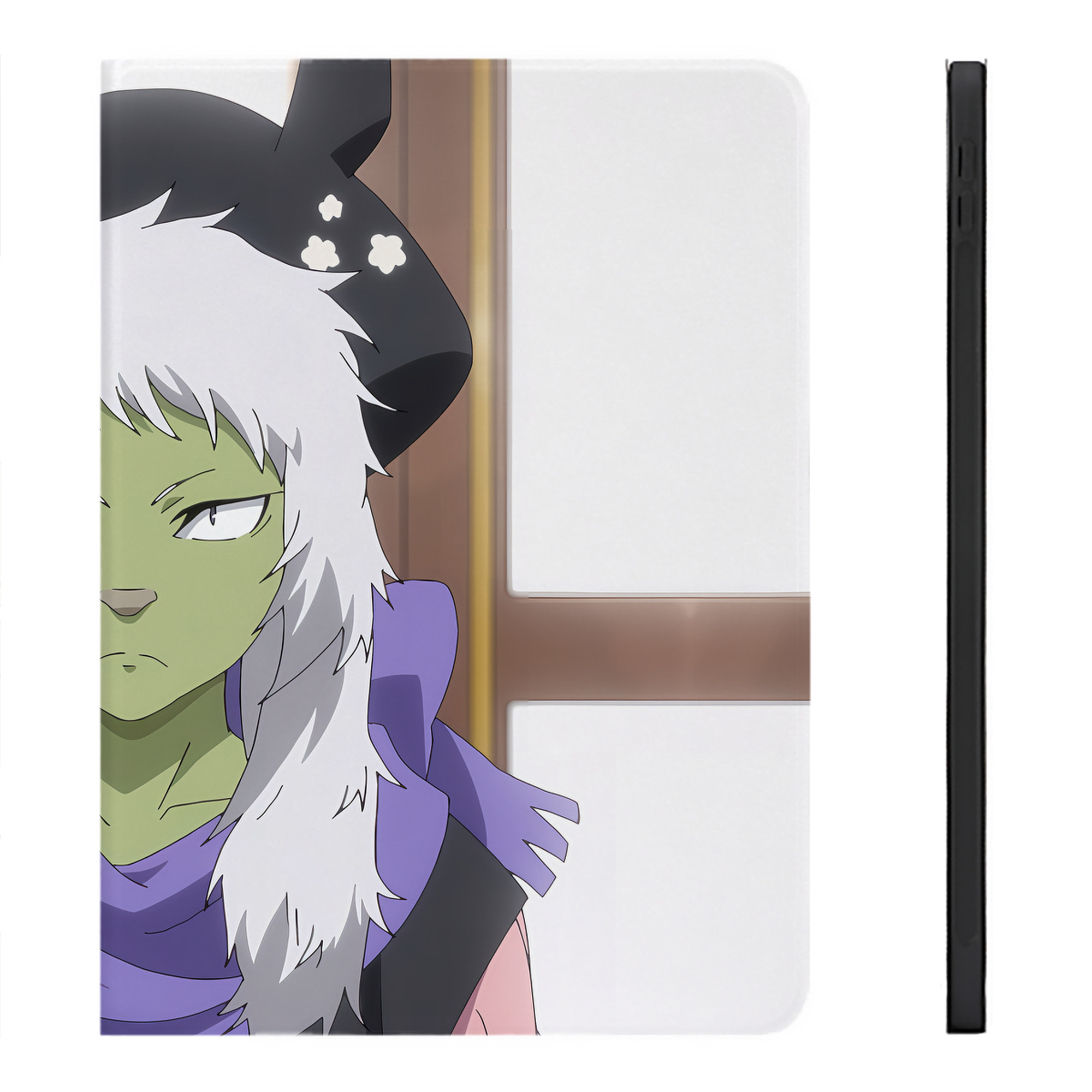 （画像用） 転スラ Regarding Reincarnated to Slime IPadケース ペンホルダー付き ブックスタイルデザイン